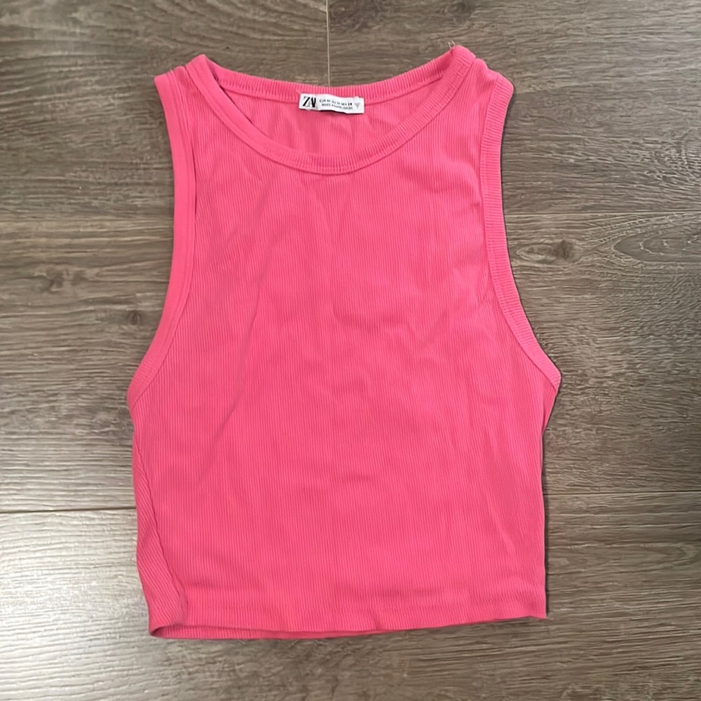 Zara cropped tank top